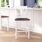 Flash Furniture Antique White Wash Solid Wood Counter Stools, 2PK ES-STBN1-24-WH-2-GG - alternate 7